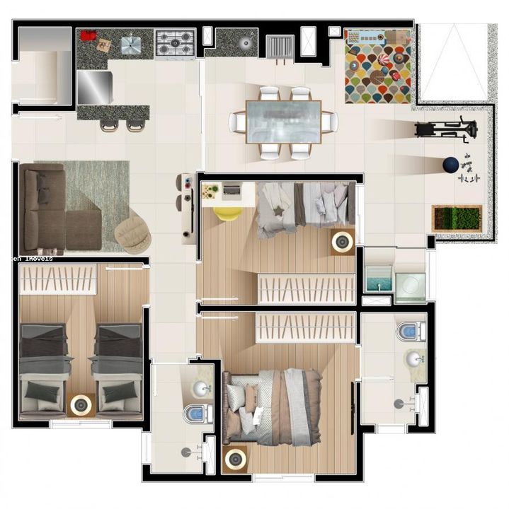 Apartamento, 3 quartos, 73 m² - Foto 17