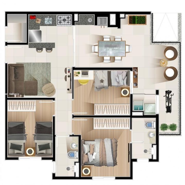 Apartamento, 3 quartos, 73 m² - Foto 16